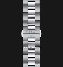 Load image into Gallery viewer, Tissot Gentleman Powermatic 80 Silicium Ice Blue Silver Steel Strap Watch For Men - T127.407.11.351.00