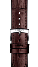 Load image into Gallery viewer, Tissot T-Classic Powermatic 80 Silver Dial Brown Leather Strap Watch For Men - T122.407.16.031.00