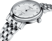Load image into Gallery viewer, Tissot Carson Premium Automatic Lady Diamonds Silver Dial Silver Steel Strap Watch for Women - T122.207.11.036.00
