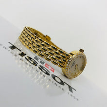 Load image into Gallery viewer, Tissot T-Lady Lovely Mother of Pearl Dial Gold Steel Strap Watch For Women - T058.009.63.116.00