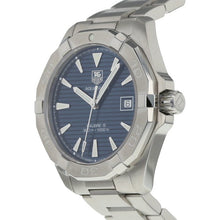Load image into Gallery viewer, Tag Heuer Aquaracer Automatic Blue Dial Silver Steel Strap Watch for Men - WAY2112.BA0928