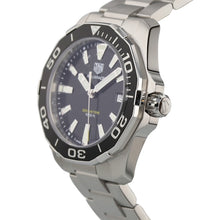 Load image into Gallery viewer, Tag Heuer Aquaracer Black Dial Silver Steel Strap Watch for Men - WAY111A.BA0928