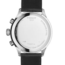 Load image into Gallery viewer, Tissot Chrono XL Classic Black Dial Black Leather Strap Watch For Men - T116.617.16.057.00