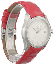 Load image into Gallery viewer, Tissot Couturier Lady Silver Dial Red Leather Strap Watch for Women - T035.210.16.031.01