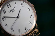 Load image into Gallery viewer, Tissot T Classic Everytime White Dial Rose Gold Mesh Bracelet Watch for Men - T109.610.33.032.00