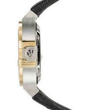 Load image into Gallery viewer, Maserati Potenza Automatic Skeleton Grey Dial Black Leather Strap Watch For Men - R8821108037