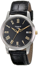 Load image into Gallery viewer, Tissot T Classic Dream Black Dial Black Leather Strap Watch for Men - T033.410.26.053.01