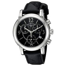 Load image into Gallery viewer, Tissot Dressport Chronograph Black Dial Black Leather Strap Watch for Women - T050.217.17.057.00