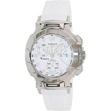 Load image into Gallery viewer, Tissot T Race Lady Chronograph White Dial White Rubber Strap Watch for Women - T048.217.17.017.00
