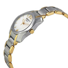 Load image into Gallery viewer, Tissot T Wave Mother of Pearl Dial Two Tone Steel Strap Watch for Women - T023.210.22.117.00