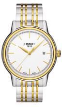 Load image into Gallery viewer, Tissot T Classic Carson Quartz White Dial Two Tone Steel Strap Watch for Men - T085.410.22.011.00