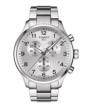 Load image into Gallery viewer, Tissot Chrono XL Classic Silver Dial Silver Steel Strap Watch For Men - T116.617.11.037.00