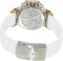 Load image into Gallery viewer, Tissot T Race Chronograph White Dial White Rubber Strap Watch for Women - T048.217.27.017.00