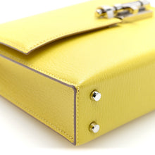 Load image into Gallery viewer, Chevre Mysore Mini Verrou Chaine Bag Lime