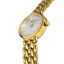 Load image into Gallery viewer, Tissot T Lady Lovely Silver Dial Gold Steel Strap Watch For Women - T058.009.33.031.00