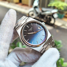 Load image into Gallery viewer, Tissot Powermatic 80 Automatic Gradient Blue Dial Silver Steel Strap Watch for Men - T137.407.11.051.01