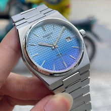 Load image into Gallery viewer, Tissot PRX Powermatic 80 Gradient Blue Dial Silver Steel Strap Watch for Men - T137.407.11.351.01