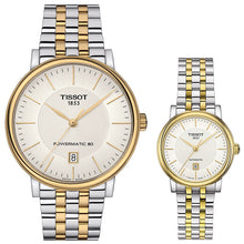 Load image into Gallery viewer, Tissot Carson Premium Powermatic 80 White Dial Two Tone Steel Strap Watch For Men - T122.407.22.031.00