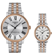 Load image into Gallery viewer, Tissot Carson Premium Powermatic 80 Silver Dial Two Tone Steel Strap Watch For Men - T122.407.22.033.00