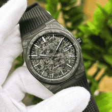 Load image into Gallery viewer, Tissot PRX Powermatic 80 Carbon Black Dial Black Rubber Strap Watch for Men - T137.907.97.201.00