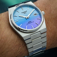 Load image into Gallery viewer, Tissot PRX Powermatic 80 Gradient Blue Dial Silver Steel Strap Watch for Men - T137.407.11.351.01