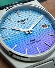 Load image into Gallery viewer, Tissot PRX Powermatic 80 Gradient Blue Dial Silver Steel Strap Watch for Men - T137.407.11.351.01