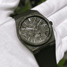 Load image into Gallery viewer, Tissot PRX Powermatic 80 Carbon Black Dial Black Rubber Strap Watch for Men - T137.907.97.201.00