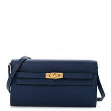 Load image into Gallery viewer, Epsom Kelly Wallet To Go Bleu Navy