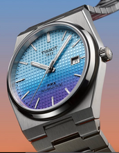 Load image into Gallery viewer, Tissot PRX Powermatic 80 Gradient Blue Dial Silver Steel Strap Watch for Men - T137.407.11.351.01
