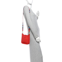 Load image into Gallery viewer, Taurillon Maurice Flipperball Sangle Evelyne TPM Rouge De Coeur Bleu Frida