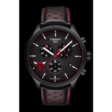 Load image into Gallery viewer, Tissot T Sport Chrono XL NBA Teams Special Chicago Bulls Edition Black Dial Black Leather Strap Watch for Men - T116.617.36.051.00