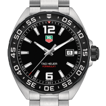 Load image into Gallery viewer, Tag Heuer Formula 1 Quartz Black Dial Silver Steel Strap Watch for Men - WAZ1110.BA0875