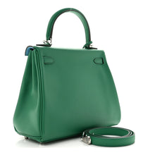 Load image into Gallery viewer, Swift Eclat Kelly Retourne 25 Vert Vertigo Celeste