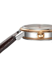 Load image into Gallery viewer, Tissot Bridgeport Lady White Dial Brown Leather Strap Watch For Women - T097.010.26.118.00