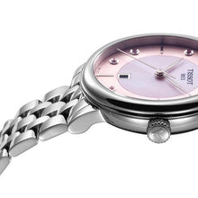 Load image into Gallery viewer, Tissot T Classic Carson Premium Pink Dial Silver Steel Strap Watch for Women - T122.210.11.159.00