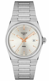 Tissot PRX Silver Dial Silver Steel Strap Watch For Women - T137.210.11.031.00