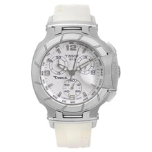 Load image into Gallery viewer, Tissot T Race Lady Chronograph White Dial White Rubber Strap Watch for Women - T048.217.17.017.00