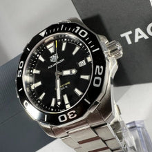 Load image into Gallery viewer, Tag Heuer Aquaracer Black Dial Watch for Men - WAY111A.BA0928