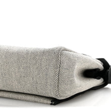 Load image into Gallery viewer, Military Toile Vache Hunter Herbag Zip Retourne 20 Ecru Black