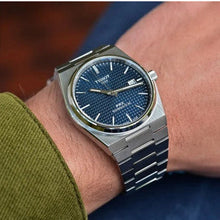Load image into Gallery viewer, Tissot PRX Powermatic 80 Blue Dial Silver Steel Strap Watch for Men - T137.207.11.041.00