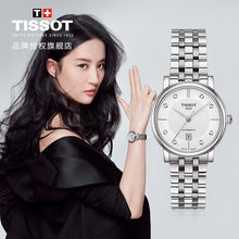 Load image into Gallery viewer, Tissot Carson Premium Automatic Lady Diamonds Silver Dial Silver Steel Strap Watch for Women - T122.207.11.036.00