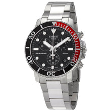 Load image into Gallery viewer, Tissot Seastar 1000 Chronograph Black Dial Silver Steel Strap Watch For Men - T120.417.11.051.01