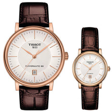Load image into Gallery viewer, Tissot T Classic Carson Premium White Dial Brown Leather Strap Watch for Women - T122.207.36.031.00