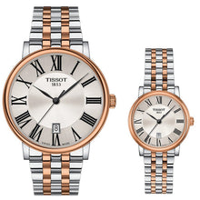 Load image into Gallery viewer, Tissot T Classic Carson Premium Silver Dial Two Tone Steel Strap Watch For Men - T122.410.22.033.00