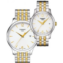 Load image into Gallery viewer, Tissot T Classic Tradition White Dial Two Tone Mesh Bracelet Watch for Women - T063.210.22.037.00