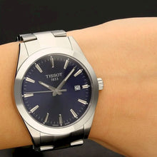 Load image into Gallery viewer, Tissot Gentleman Blue Dial Silver Steel Strap Watch For Men - T127.410.11.041.00
