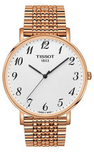 Load image into Gallery viewer, Tissot T Classic Everytime White Dial Rose Gold Mesh Bracelet Watch for Men - T109.610.33.032.00