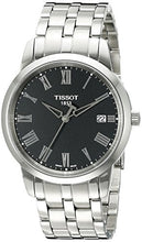 Load image into Gallery viewer, Tissot T Classic Dream Black Dial Silver Steel Strap Watch for Men - T033.410.11.053.01