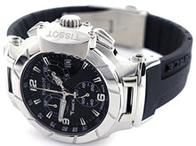 Load image into Gallery viewer, Tissot T Race Chronograph Black Dial Black Rubber Strap Watch for Women - T048.217.17.057.00