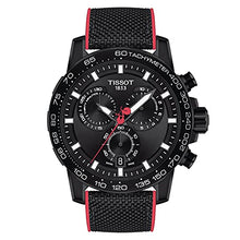 Load image into Gallery viewer, Tissot Supersport Chrono Giro D'Italia Black Dial Black Nylon Strap Watch for Men - T125.617.37.051.00